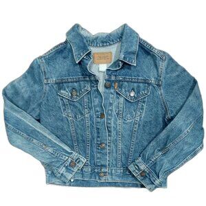 Vintage 70s 80s Levi's Denim Jacket Kids Med Levis Jean Jacket